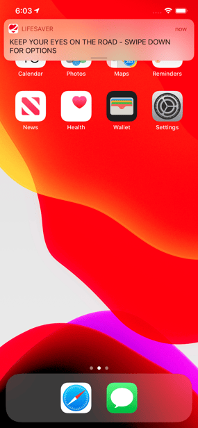 iPhone banner